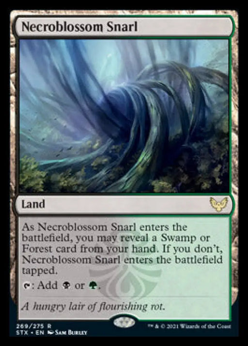Necroblossom Snarl [Strixhaven: School of Mages] - MTG Single