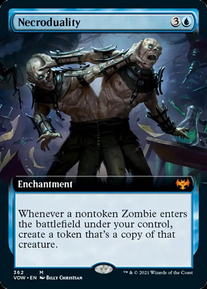 Necroduality (Extended Art) [Innistrad: Crimson Vow] - MTG Single