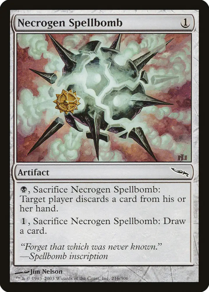Necrogen Spellbomb [Mirrodin] - MTG Single