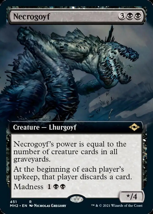 Necrogoyf (Extended Art) [Modern Horizons 2] - MTG Single
