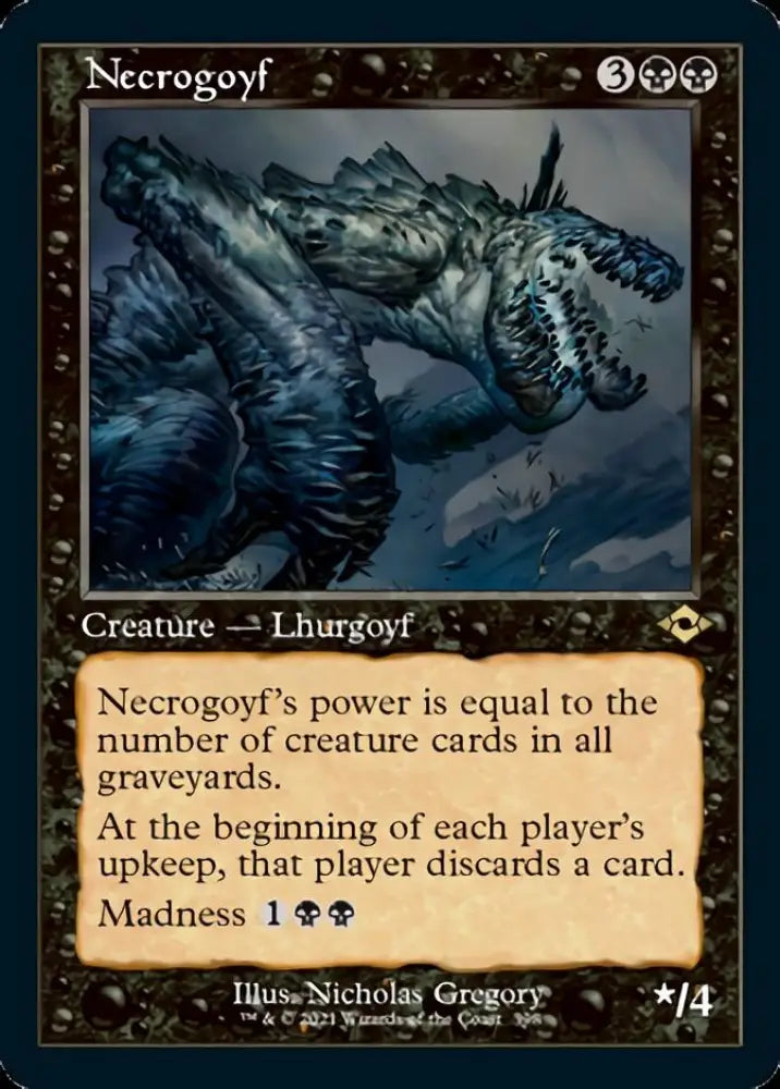Necrogoyf (Retro Foil Etched) [Modern Horizons 2] - MTG Single