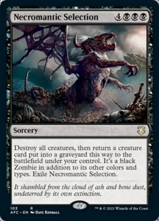 Necromantic Selection [Dungeons & Dragons: Adventures in the Forgotten Realms Commander] - MTG Single