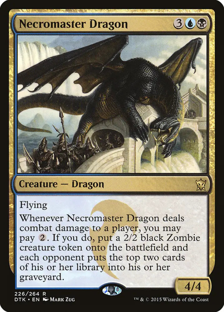 Necromaster Dragon [Dragons of Tarkir] - MTG Single