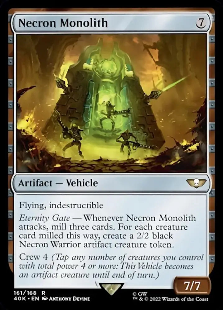 Necron Monolith [Warhammer 40,000] - MTG Single