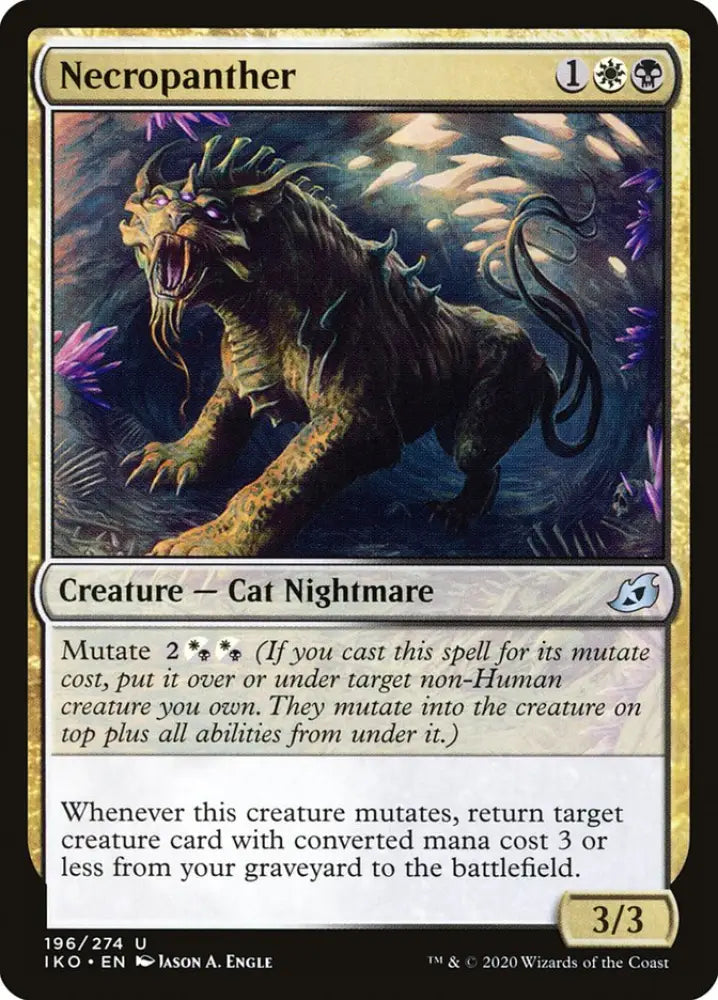 Necropanther [Ikoria: Lair of Behemoths] - MTG Single