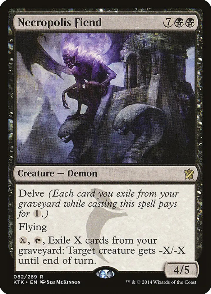 Necropolis Fiend [Khans of Tarkir] - MTG Single