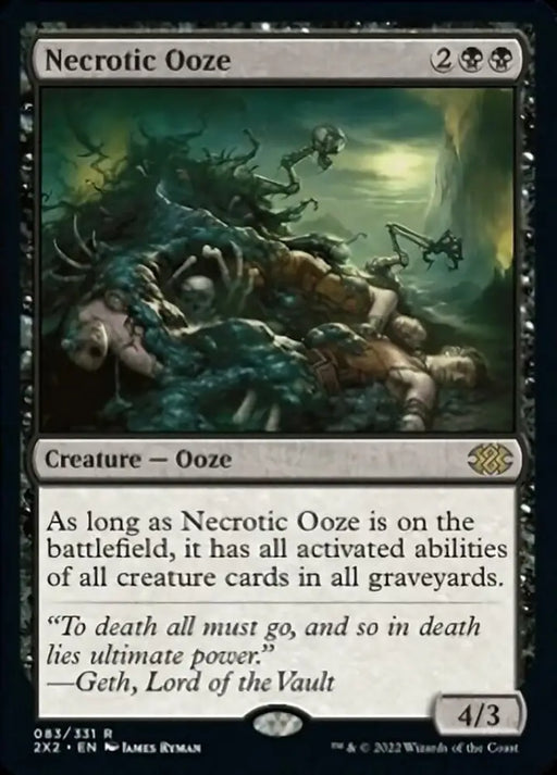 Necrotic Ooze [Double Masters 2022] - MTG Single