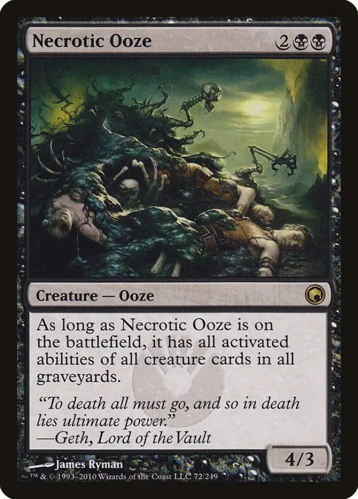 Necrotic Ooze [Scars of Mirrodin] - MTG Single