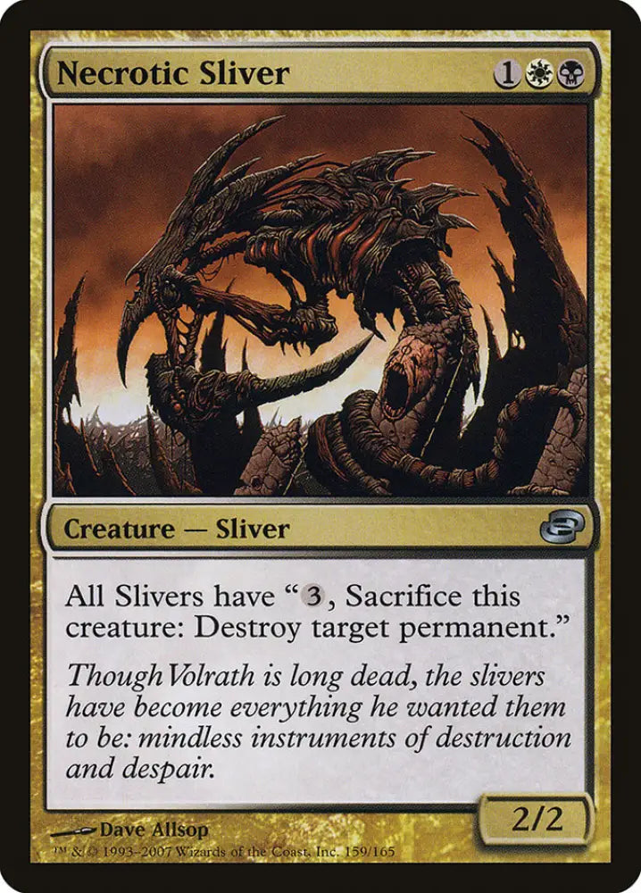 Necrotic Sliver [Planar Chaos] - MTG Single