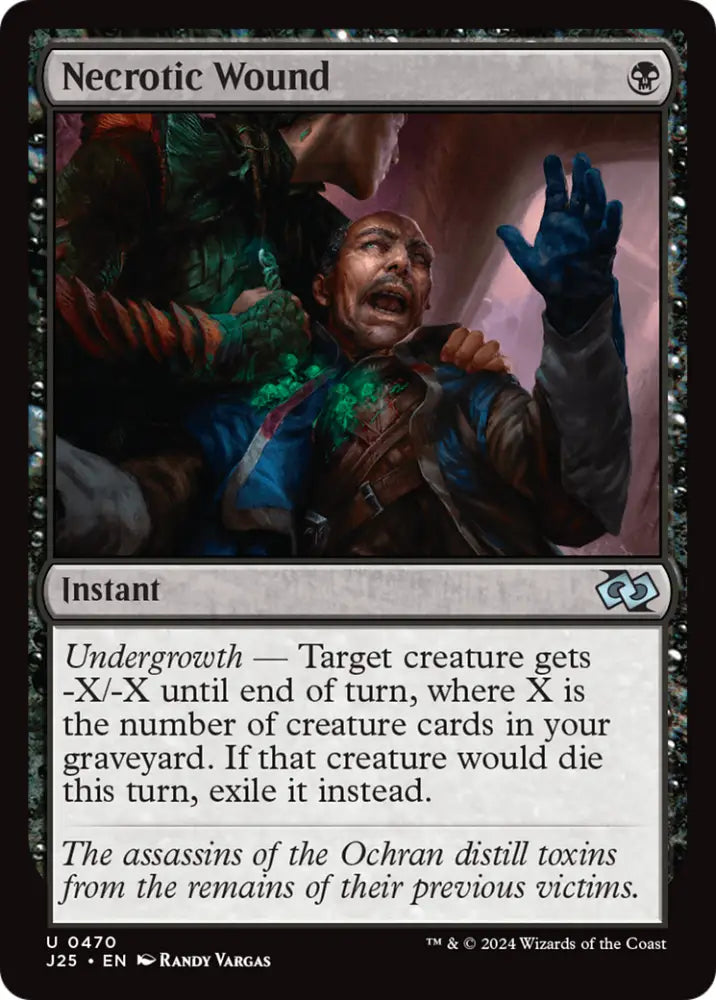 Necrotic Wound [Foundations Jumpstart] - MTG Single