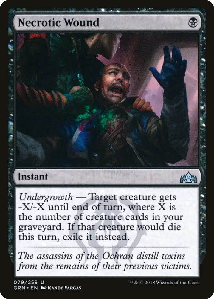 Necrotic Wound [Guilds of Ravnica] - MTG Single