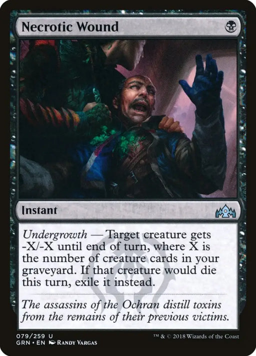Necrotic Wound [Guilds of Ravnica] - MTG Single