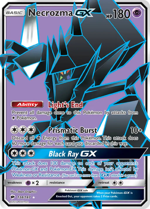Necrozma GX (134/147) [Sun & Moon: Burning Shadows] - Pokemon Single