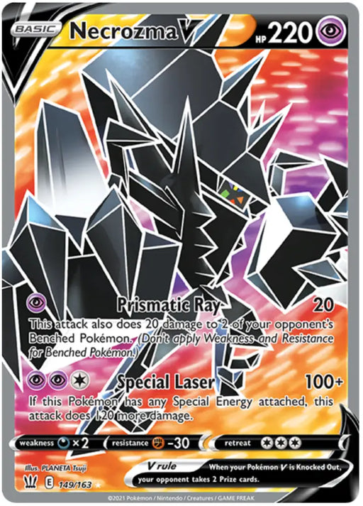 Necrozma V (149/163) [Sword & Shield: Battle Styles] - Pokemon Single