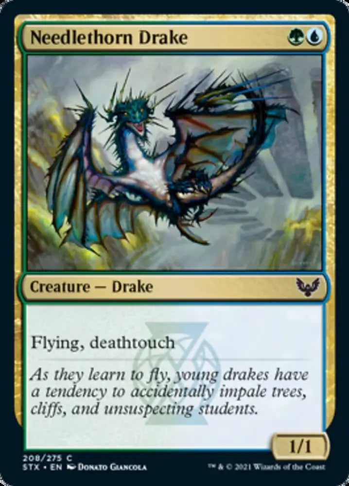 Needlethorn Drake [Strixhaven: School of Mages] - MTG Single