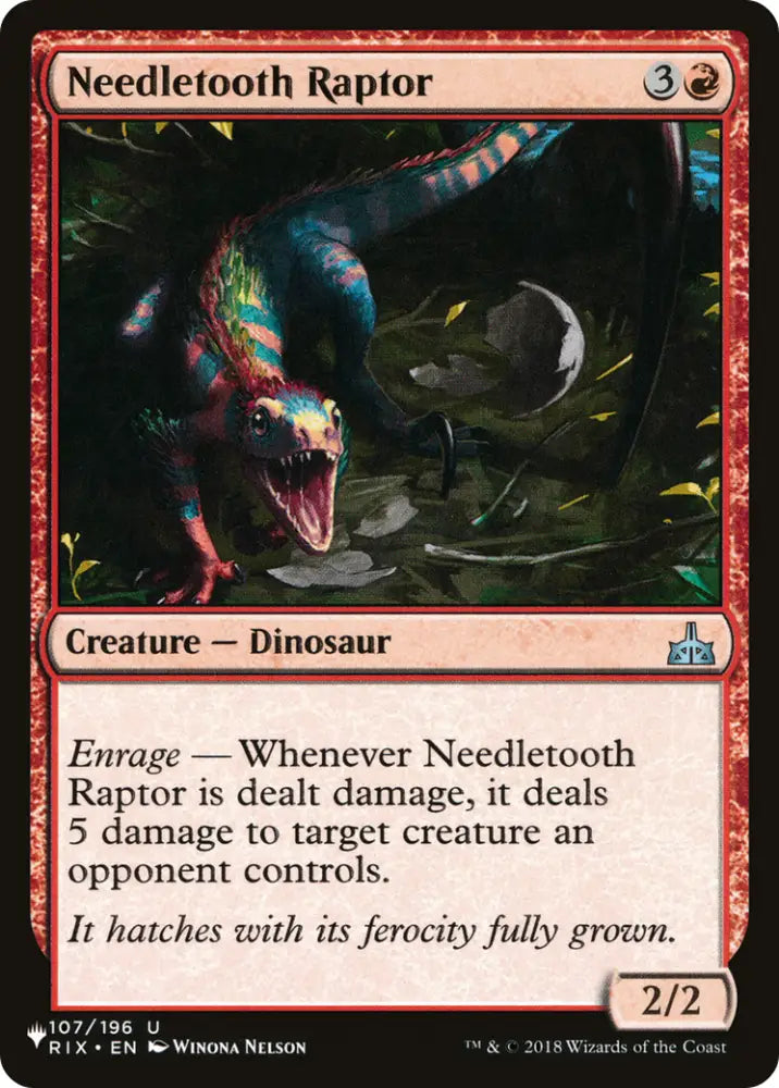Needletooth Raptor [The List] - MTG Single