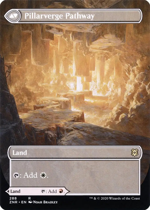 Needleverge Pathway // Pillarverge Pathway (Borderless Alternate Art) [Zendikar Rising] - MTG Single