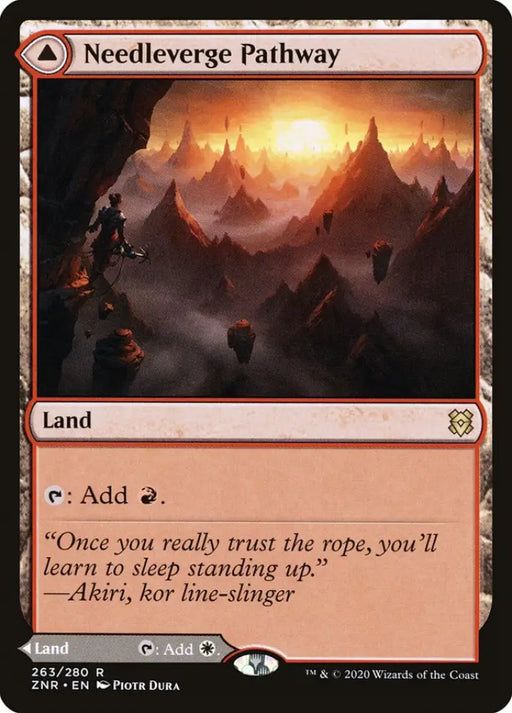 Needleverge Pathway // Pillarverge Pathway [Zendikar Rising] - MTG Single
