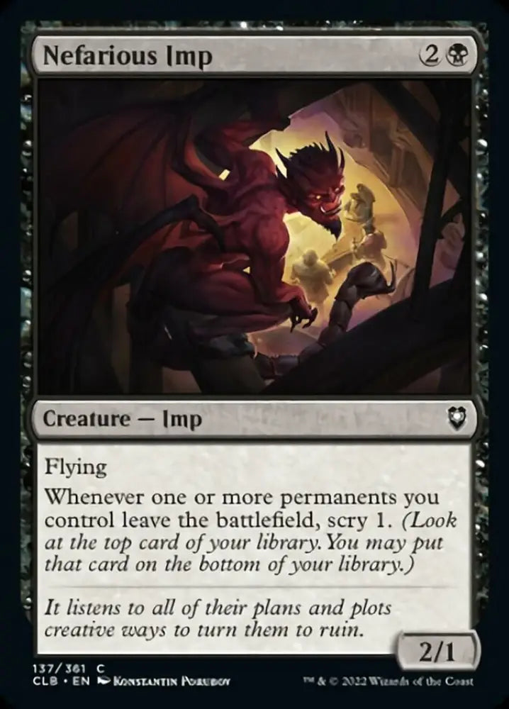 Nefarious Imp [Commander Legends: Battle for Baldur’s Gate] - MTG Single