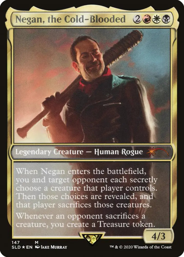 Negan the Cold-Blooded [Secret Lair Drop Series] - MTG Single
