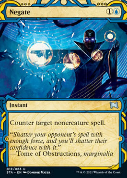 Negate (Foil Etched) [Strixhaven: School of Mages Mystical Archive] - MTG Single
