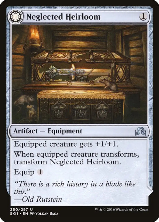 Neglected Heirloom // Ashmouth Blade [Shadows over Innistrad] - MTG Single