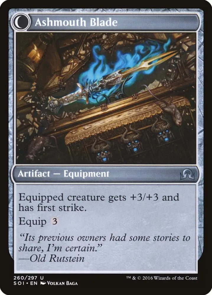 Neglected Heirloom // Ashmouth Blade [Shadows over Innistrad] - MTG Single