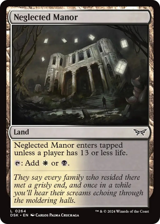 Neglected Manor [Duskmourn: House of Horror] - MTG Single