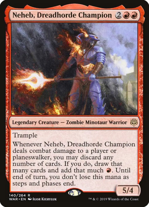 Neheb Dreadhorde Champion [War of the Spark] - MTG Single