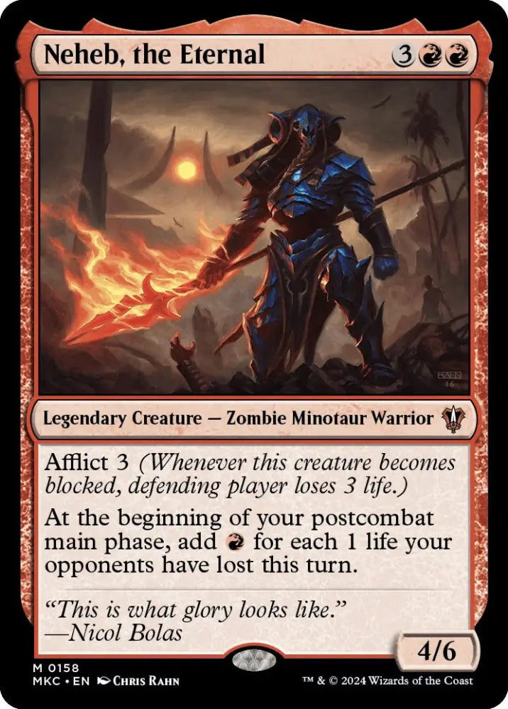 Neheb the Eternal [Murders at Karlov Manor Commander] - MTG Single