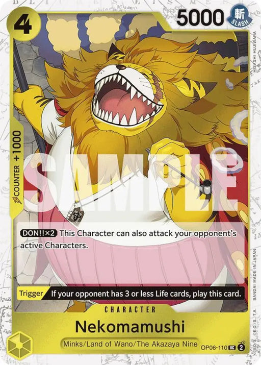 Nekomamushi (Jolly Roger Foil) (OP06-110) [Premium Booster -The Best-]