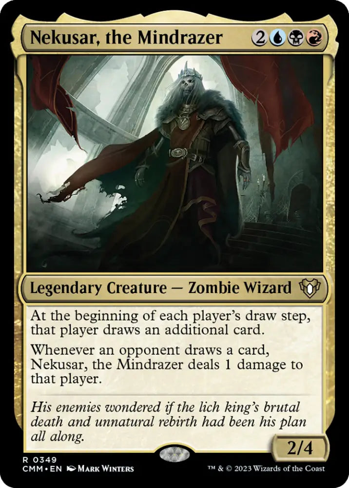 Nekusar the Mindrazer [Commander Masters] - MTG Single