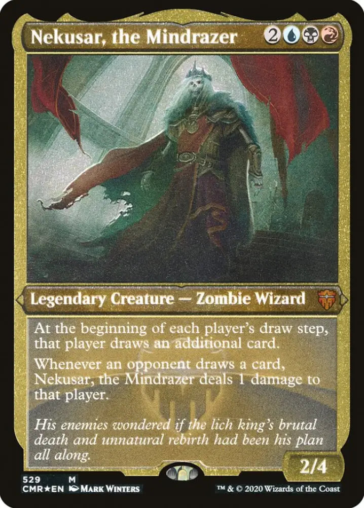 Nekusar the Mindrazer (Etched) [Commander Legends] - MTG Single