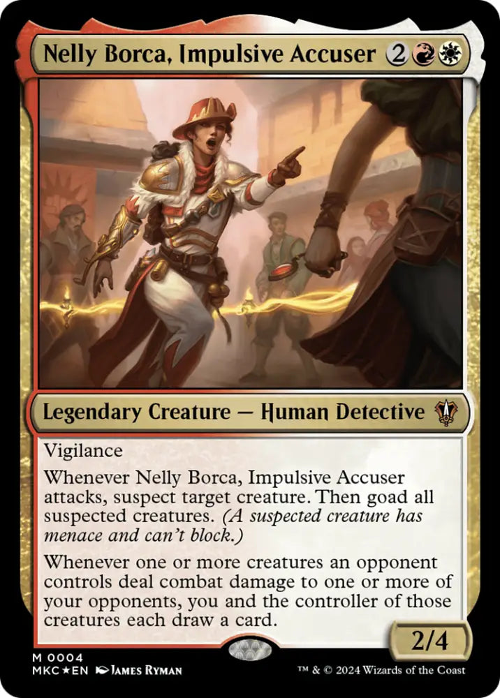 Nelly Borca Impulsive Accuser [Murders at Karlov Manor Commander] - MTG Single