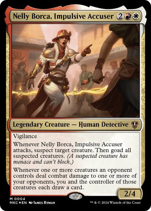 Nelly Borca Impulsive Accuser [Murders at Karlov Manor Commander] - MTG Single