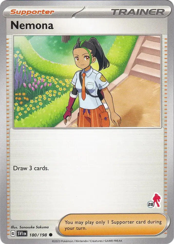 Nemona (180/198) (Armarouge Stamp #28) [Battle Academy 2024] - Pokemon Single