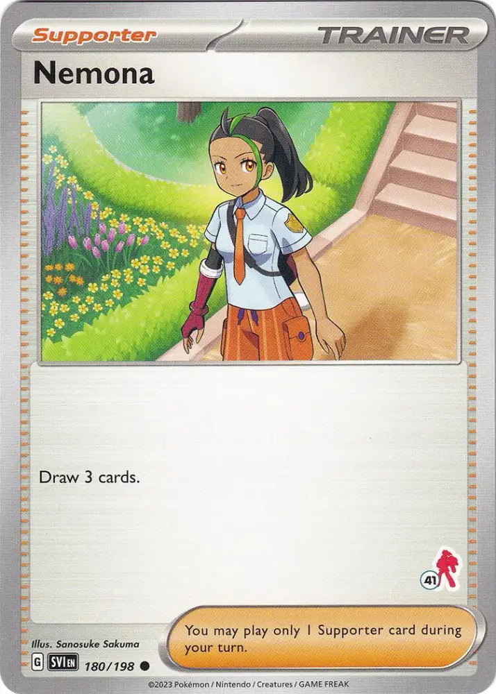 Nemona (180/198) (Armarouge Stamp #41) [Battle Academy 2024] - Pokemon Single