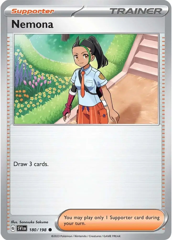 Nemona (180/198) [Scarlet & Violet: Base Set] - Pokemon Single