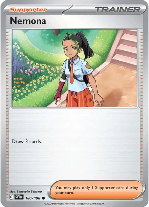 Nemona (180/198) [Scarlet & Violet: Base Set] - Pokemon Single