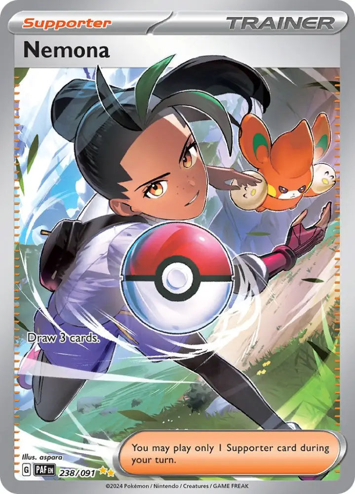 Nemona (238/091) [Scarlet & Violet: Paldean Fates] - Pokemon Single