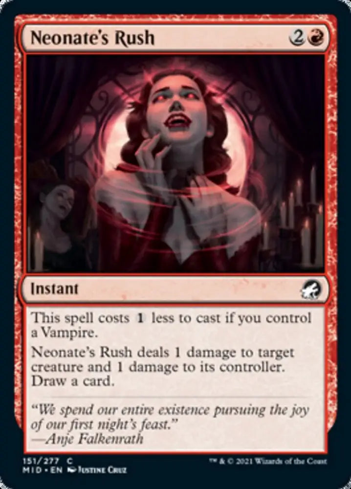 Neonate’s Rush [Innistrad: Midnight Hunt] - MTG Single