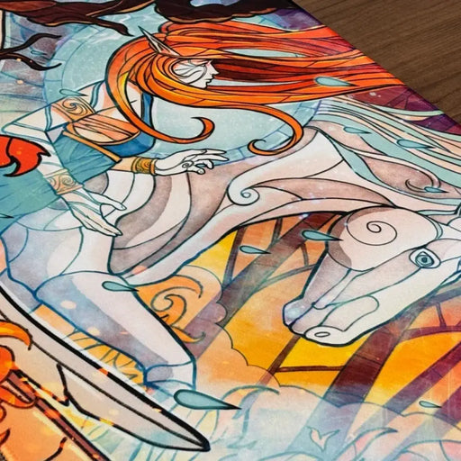Nerd Gear: Celestial Ember Maiden - Premium TCG Playmat - Accessoire