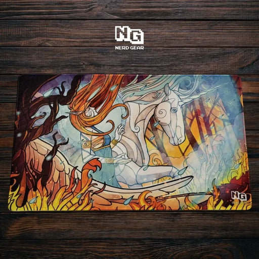 Nerd Gear: Celestial Ember Maiden - Premium TCG Playmat - Accessoire