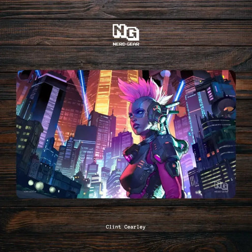 Nerd Gear: Cyberpunk- Premium TCG Playmat - Accessoire