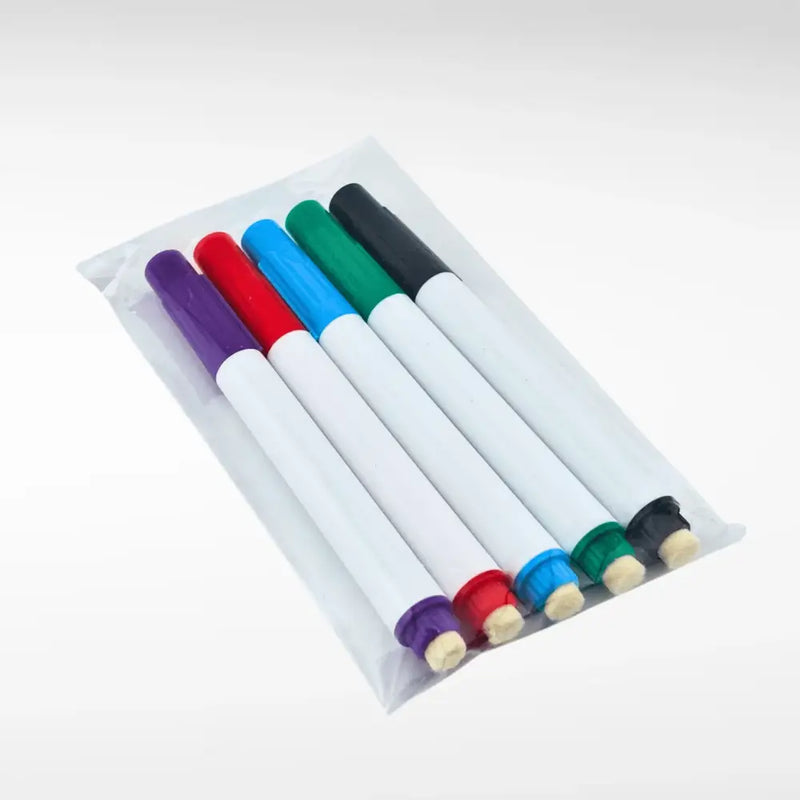 Nerd Gear: Dry Erase Markers - 5 Pack Multicolor - Accessoire