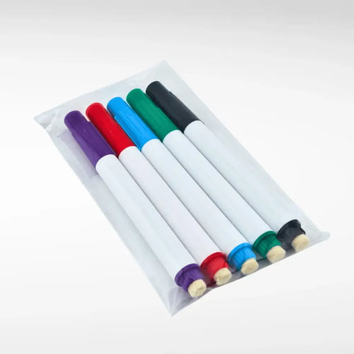 Nerd Gear: Dry Erase Markers - 5 Pack Multicolor - Accessoire
