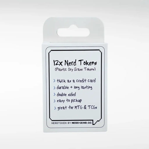 Nerd Gear: Extra Thick Dry Erase Tokens 12ct - Accessoire
