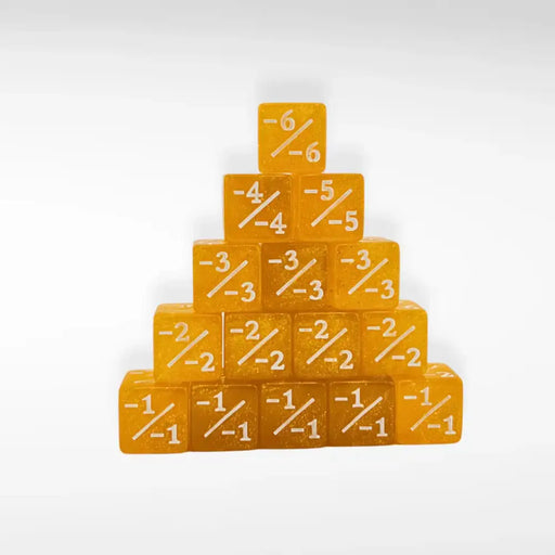 Nerd Gear: Mini -1/-1 (Minus One) 12mm Dice for MTG Yellow - Accessoire