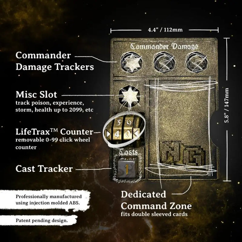 Nerd Gear: MTG Commander Essentials Kit Ancient Bronze - Accessoire