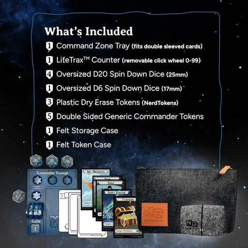 Nerd Gear: MTG Commander Essentials Kit Blue - Accessoire
